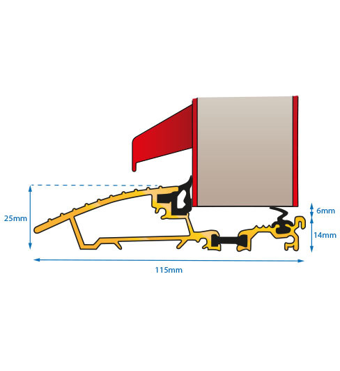 Wheelchair MDS25 Threshold