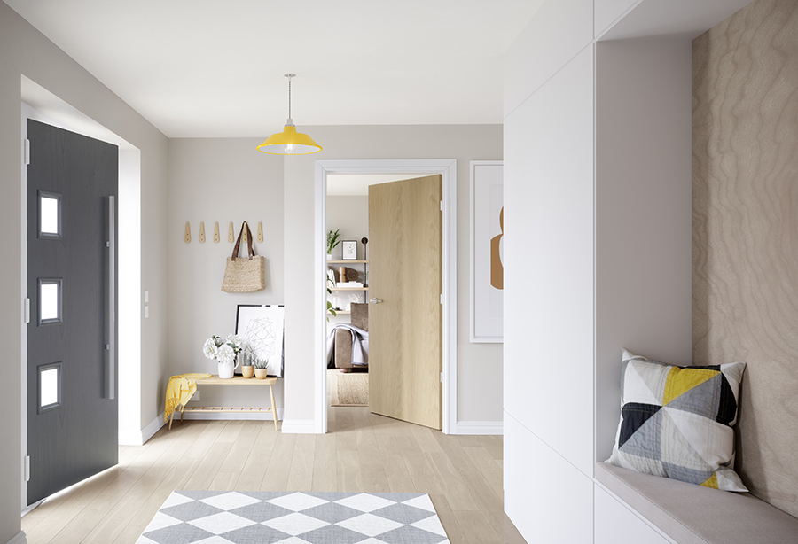 Nordic Nature Roomset Grey Door Eshot Image